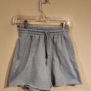 TNA CozyAF Fleece Shorts in Gray